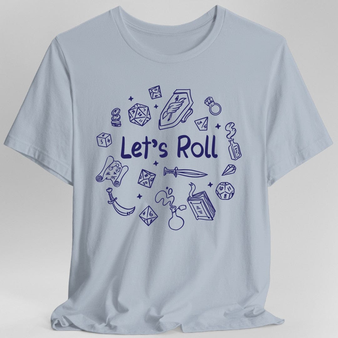 Camiseta de Dungeons and Dragons "Let's Roll Doodle"