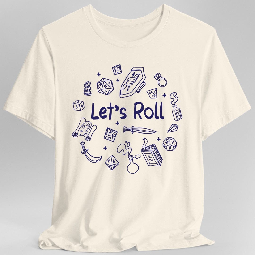 Camiseta de Dungeons and Dragons "Let's Roll Doodle"