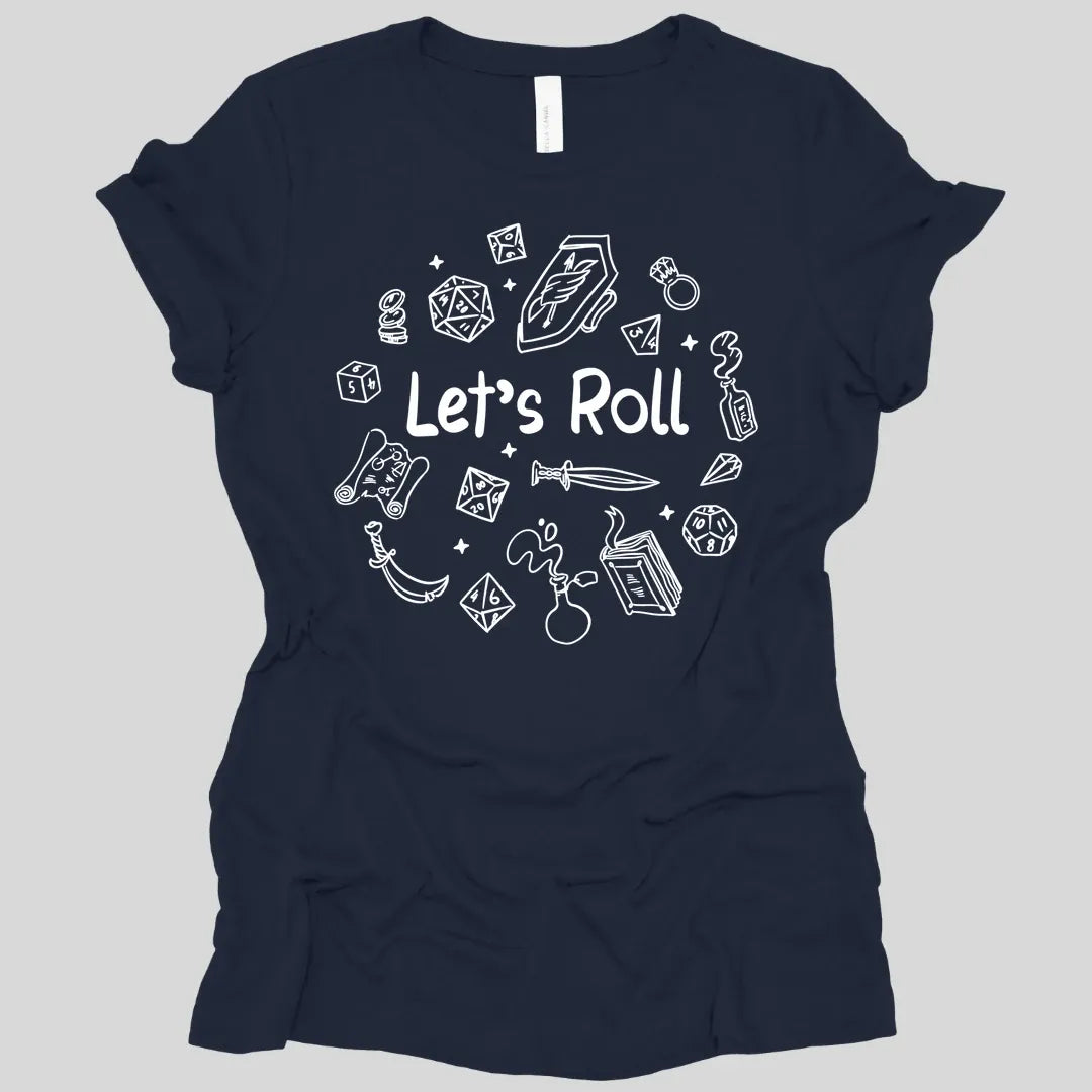 Let's Roll Doodle Women's Tee