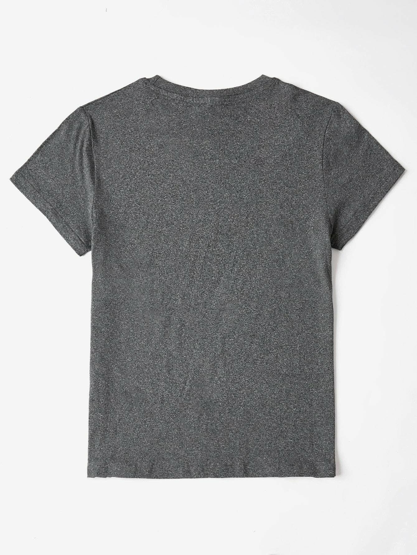 T-Shirts Trendsi Graphic Print Tee Women's Casual T-Shirt Style Comfort Fit