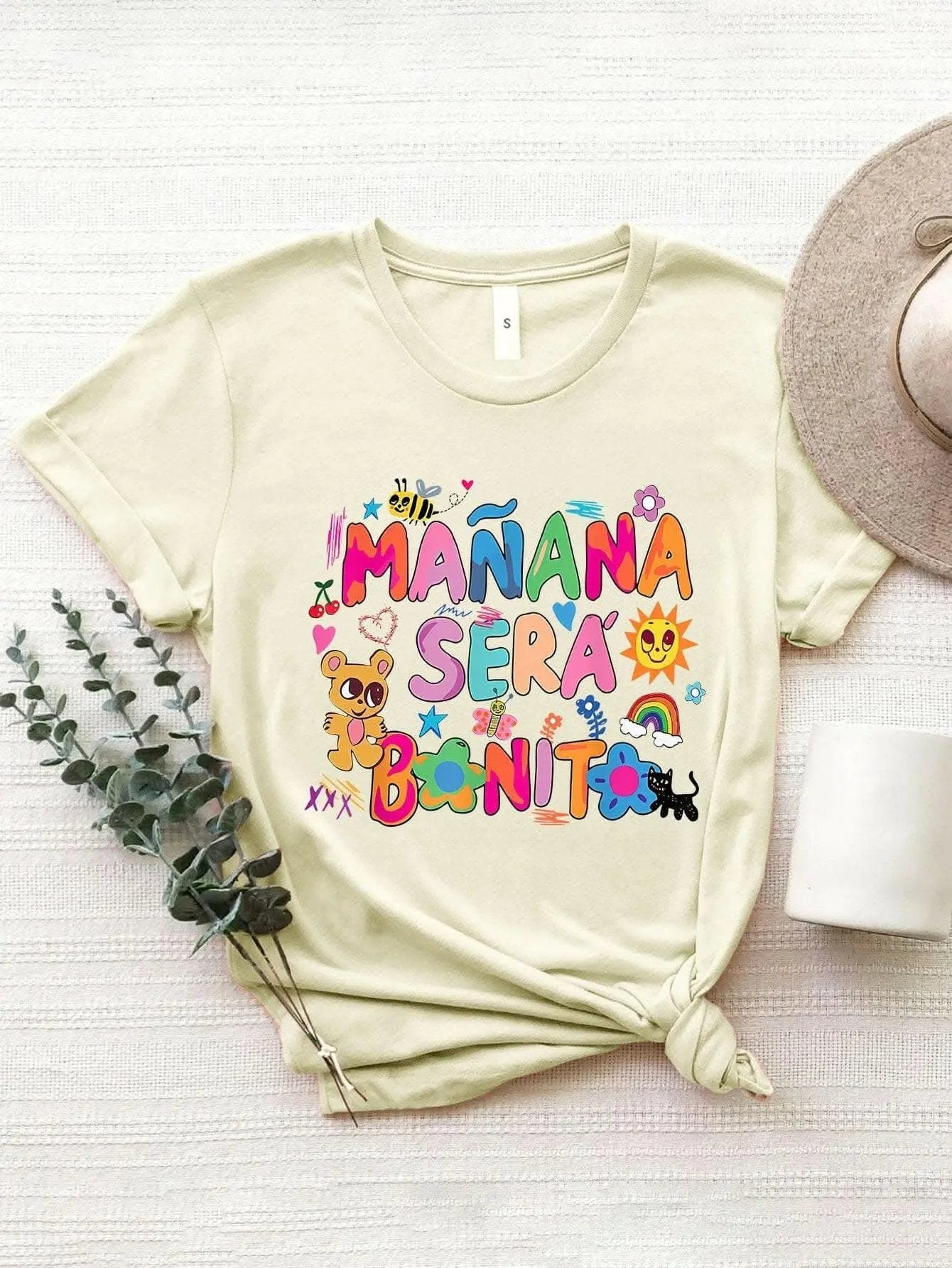 T-Shirts Trendsi Graphic Print Tee Women's Casual T-Shirt Style Comfort Fit