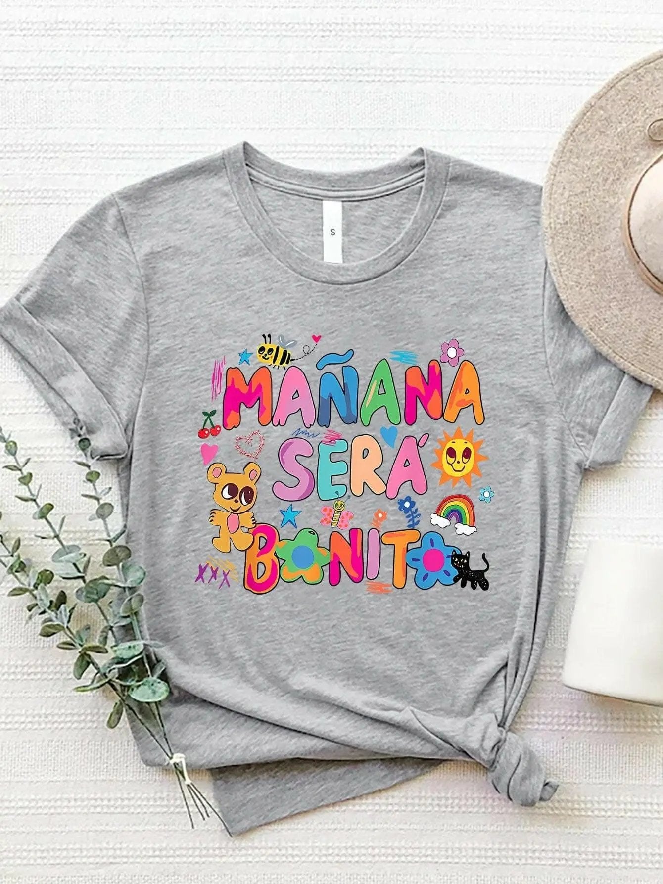 T-Shirts Trendsi Graphic Print Tee Women's Casual T-Shirt Style Comfort Fit