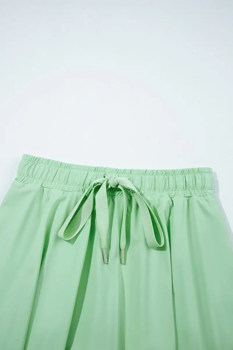 Activewear Love Salve Green Tennis Skort Women's Daily Wear Active Skirt Comfortable, High Waist