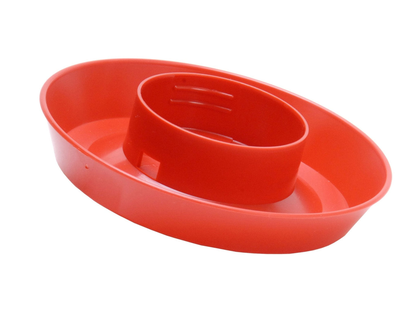 Little Giant Comedero y bebedero para pollos de 1 cuarto de galón – Tarro y base de plástico enroscables (se venden por separado)