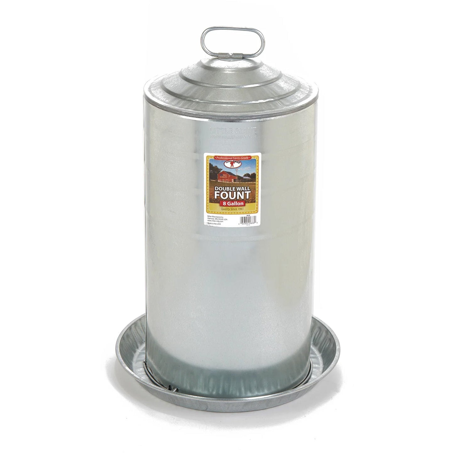 Bebedero de doble pared Little Giant para aves de corral y gallinas