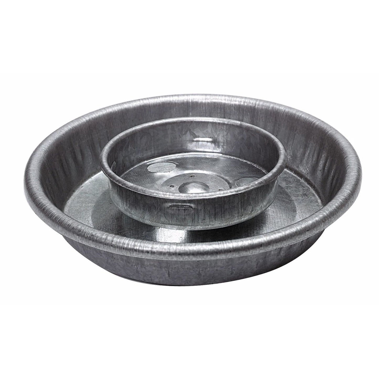 Base de bebedero galvanizada Little Giant para pollos