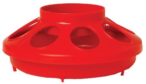 Little Giant Comedero y bebedero para pollos de 1 cuarto de galón – Tarro y base de plástico enroscables (se venden por separado)