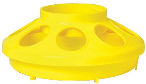 Little Giant Comedero y bebedero para pollos de 1 cuarto de galón – Tarro y base de plástico enroscables (se venden por separado)