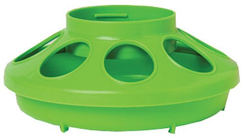 Little Giant Comedero y bebedero para pollos de 1 cuarto de galón – Tarro y base de plástico enroscables (se venden por separado)
