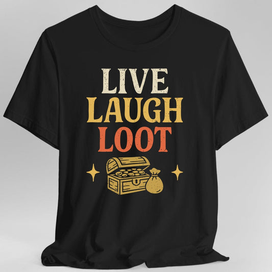 Camiseta Vive Ríe Saquea