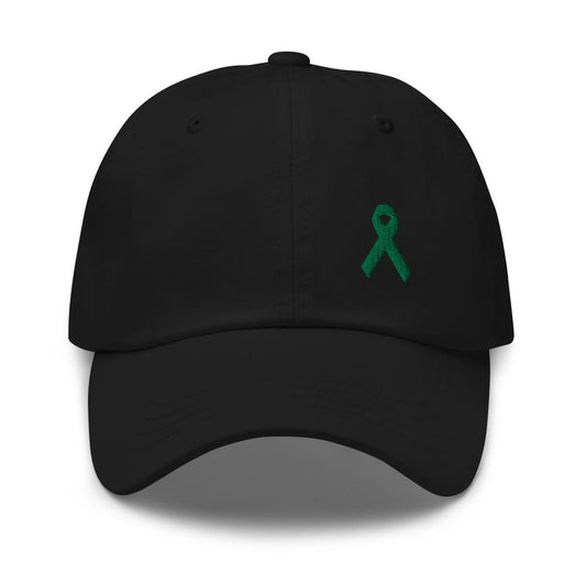 Gorra de Papá para Concienciación sobre Cáncer de Hígado y Cáncer de Vesícula Biliar con Lazo Verde