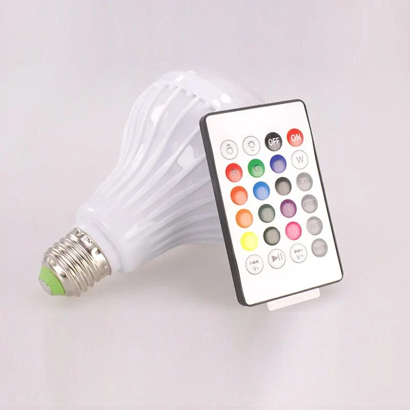 LED Bulb RGB Light Wireless Bluetooth Audio Speaker