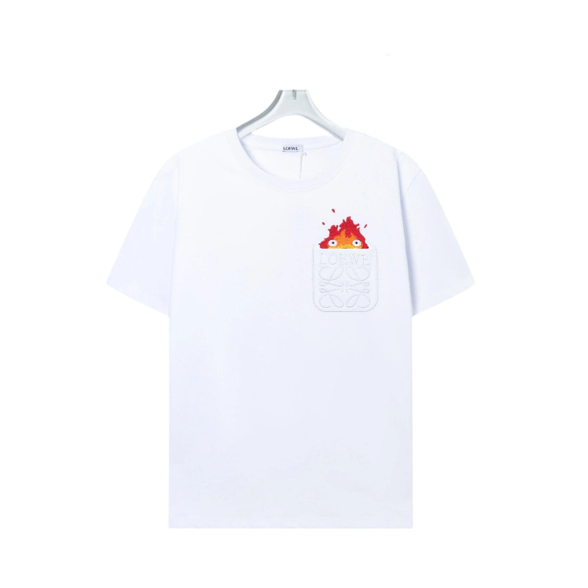 Loewe T-Shirt Without Collar 'White'
