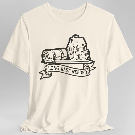 Camiseta Necesito Descanso Largo