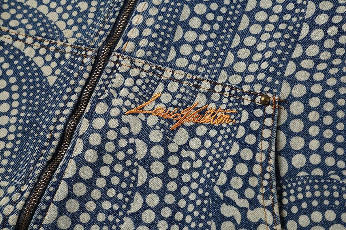 Louis Vuitton LV x YK All Over Pumpkin Denim Blouson Jacket