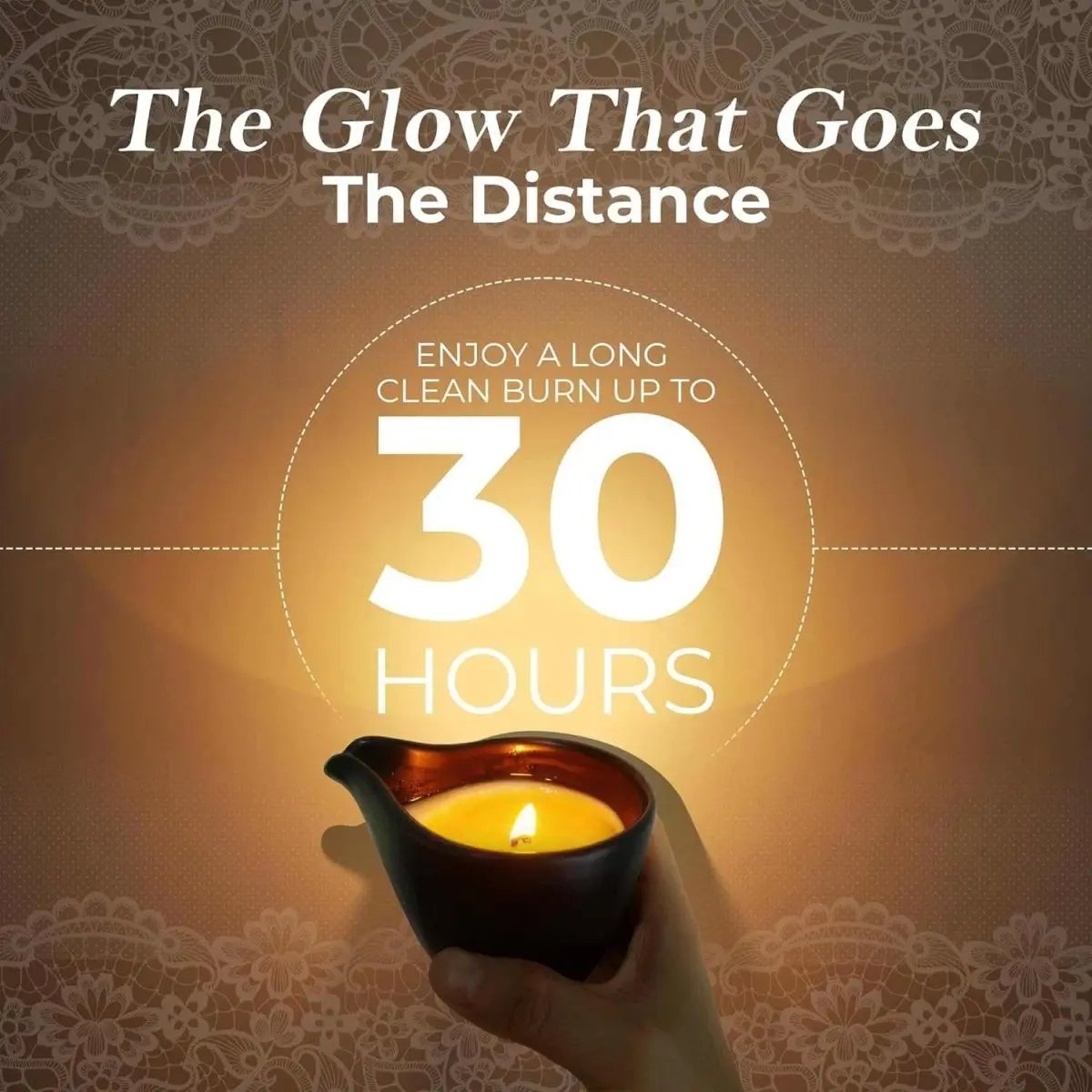 Love Salve Soy Massage Oil Candle — Long Burn Aromatherapy