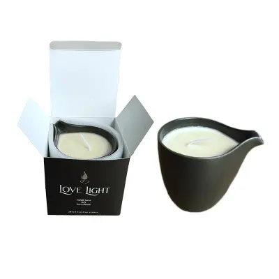 Love Salve Soy Massage Oil Candle — Long Burn Aromatherapy