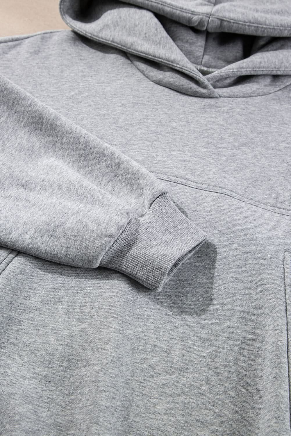 Pants Love Salve Gray Hoodie & Joggers Women's Loungewear Set Casual Winter Activewear
