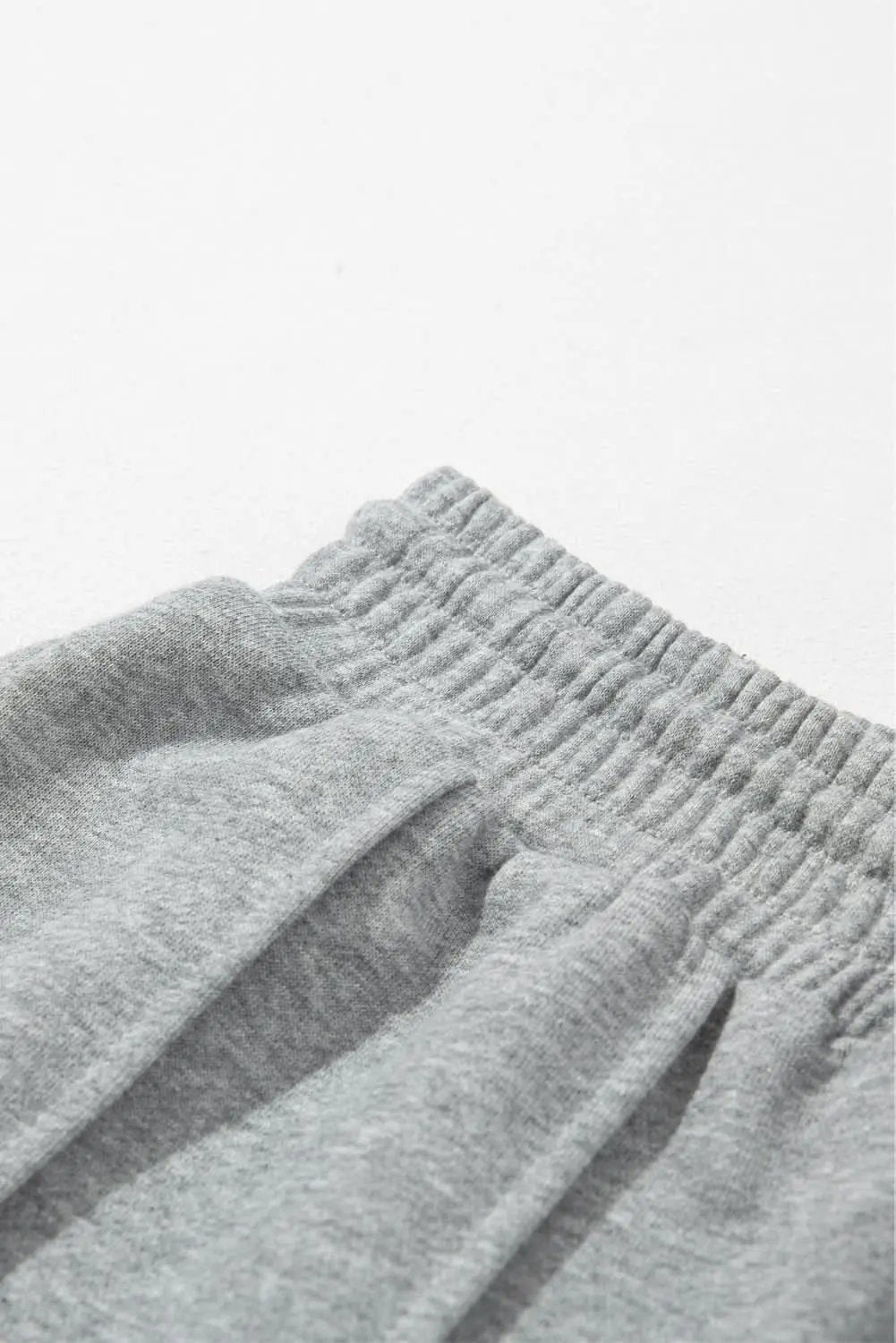 Love Salve Gray Wide Leg Women's Sweatpants Trendy High Waist Comfort