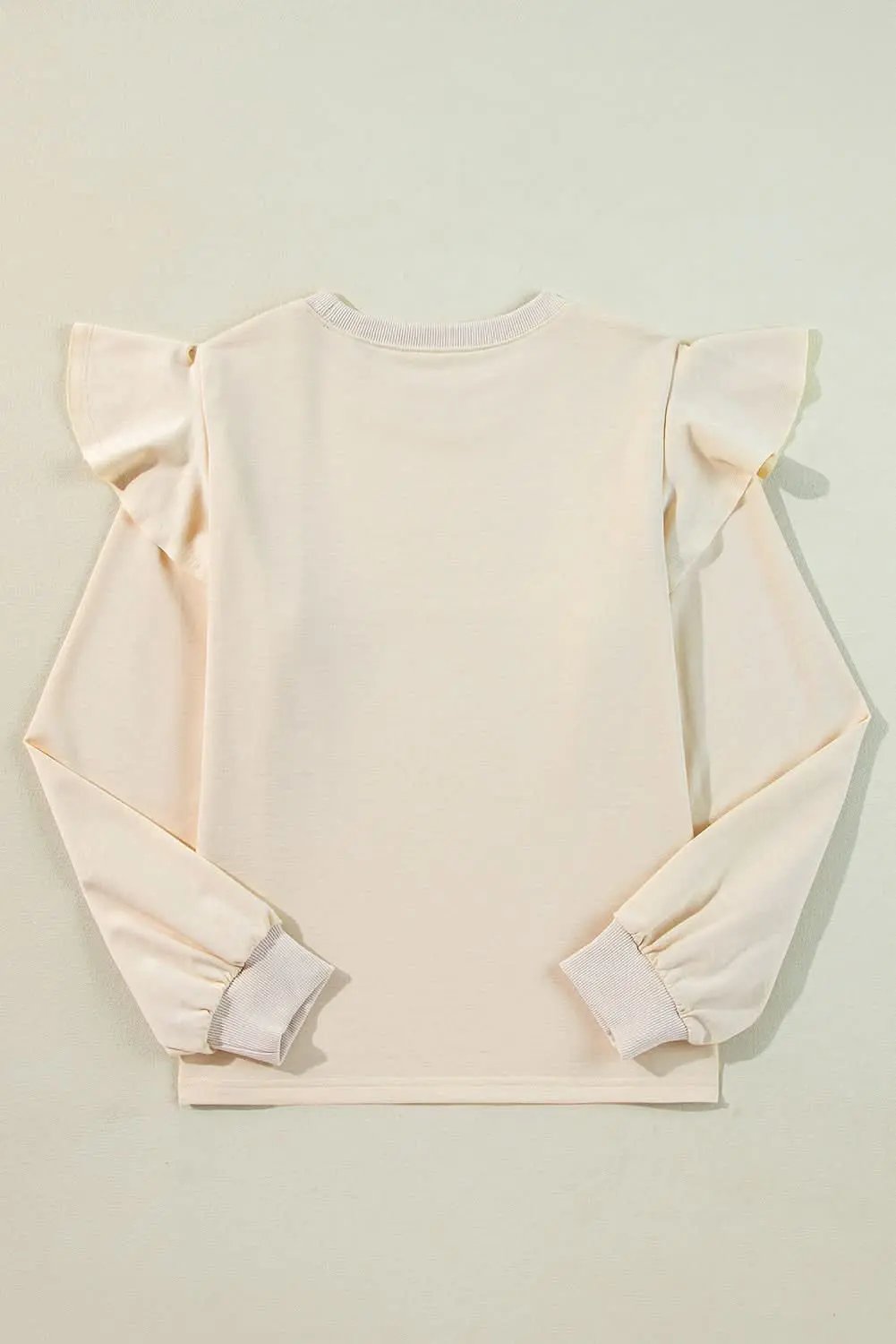 Accessories Love Salve Ruffle Shoulder Blouse Women's Fall Fashion Top