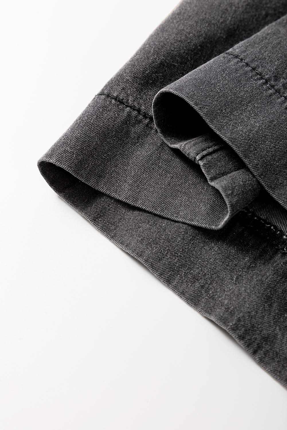 Accessories Love Salve Grey Wide Leg Jeans Women's Daily Denim High Waist, Comfy