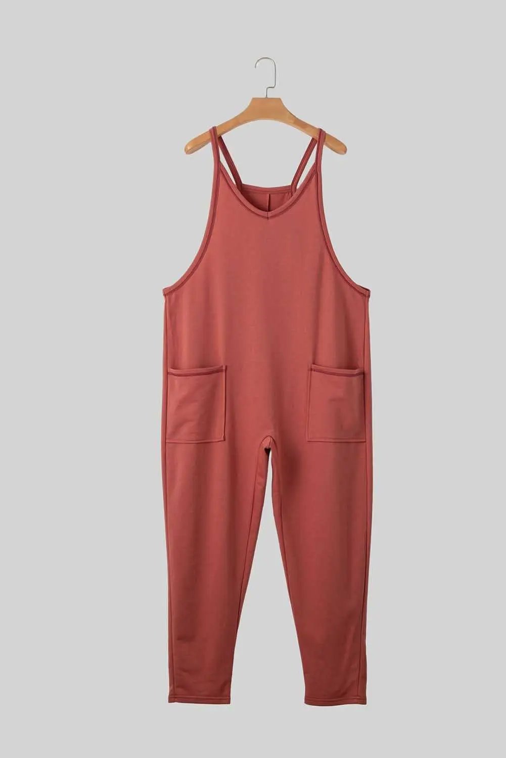 Love Salve Gold Flame Harem Pants Women's Jumpsuit Side Pockets Sleeveless