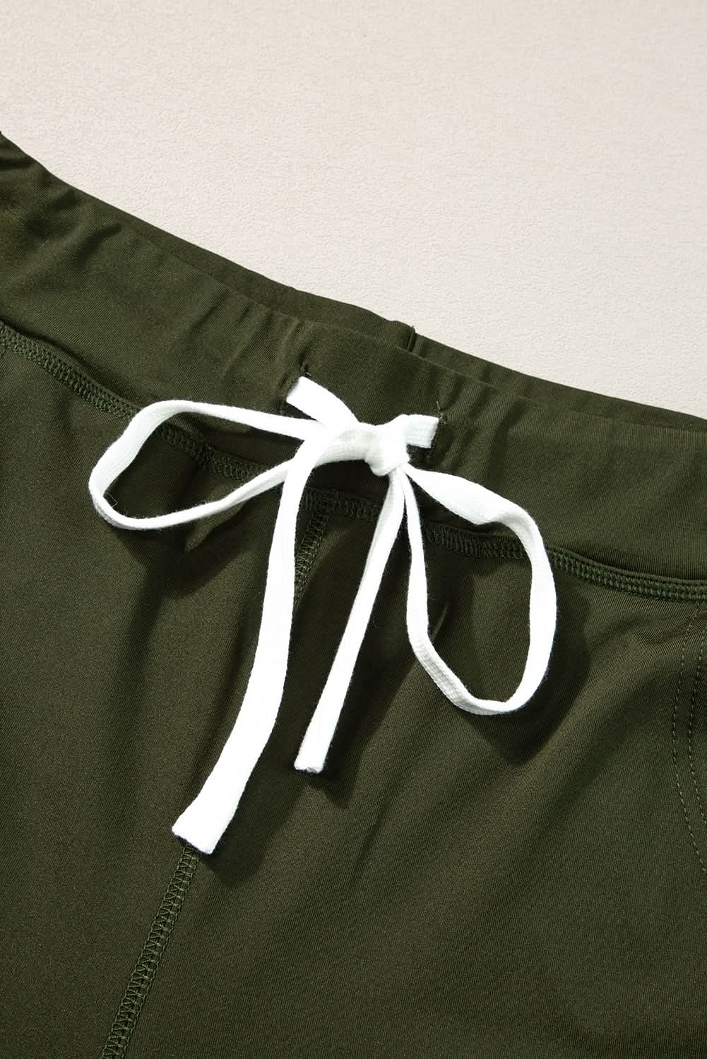Love Salve Moss Green Joggers Daily Wear Women's Pants Comfy Pockets