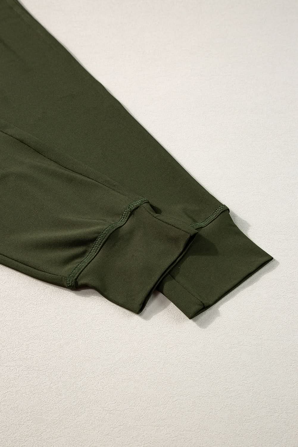 Love Salve Moss Green Joggers Daily Wear Women's Pants Comfy Pockets