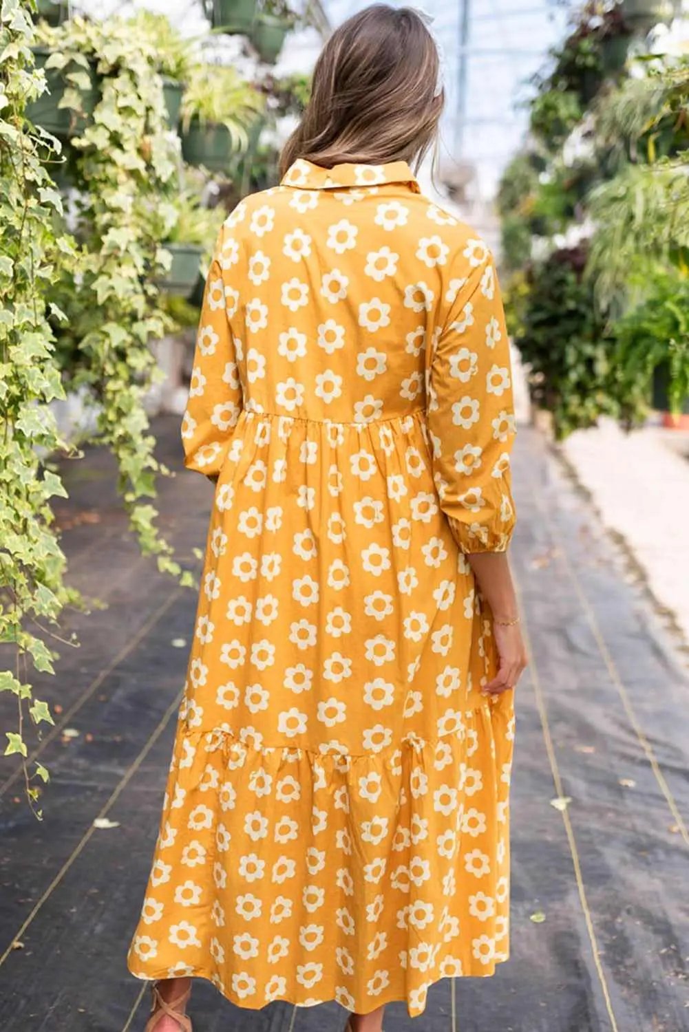 Dresses Love Salve Floral Maxi Dress Women's Spring A-Line Southern Belle Style Dress