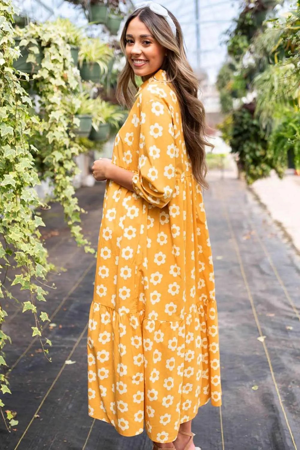 Dresses Love Salve Floral Maxi Dress Women's Spring A-Line Southern Belle Style Dress