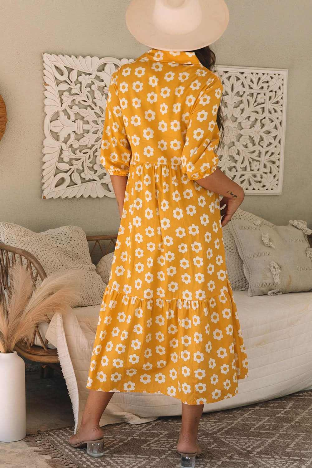 Dresses Love Salve Floral Maxi Dress Women's Spring A-Line Southern Belle Style Dress
