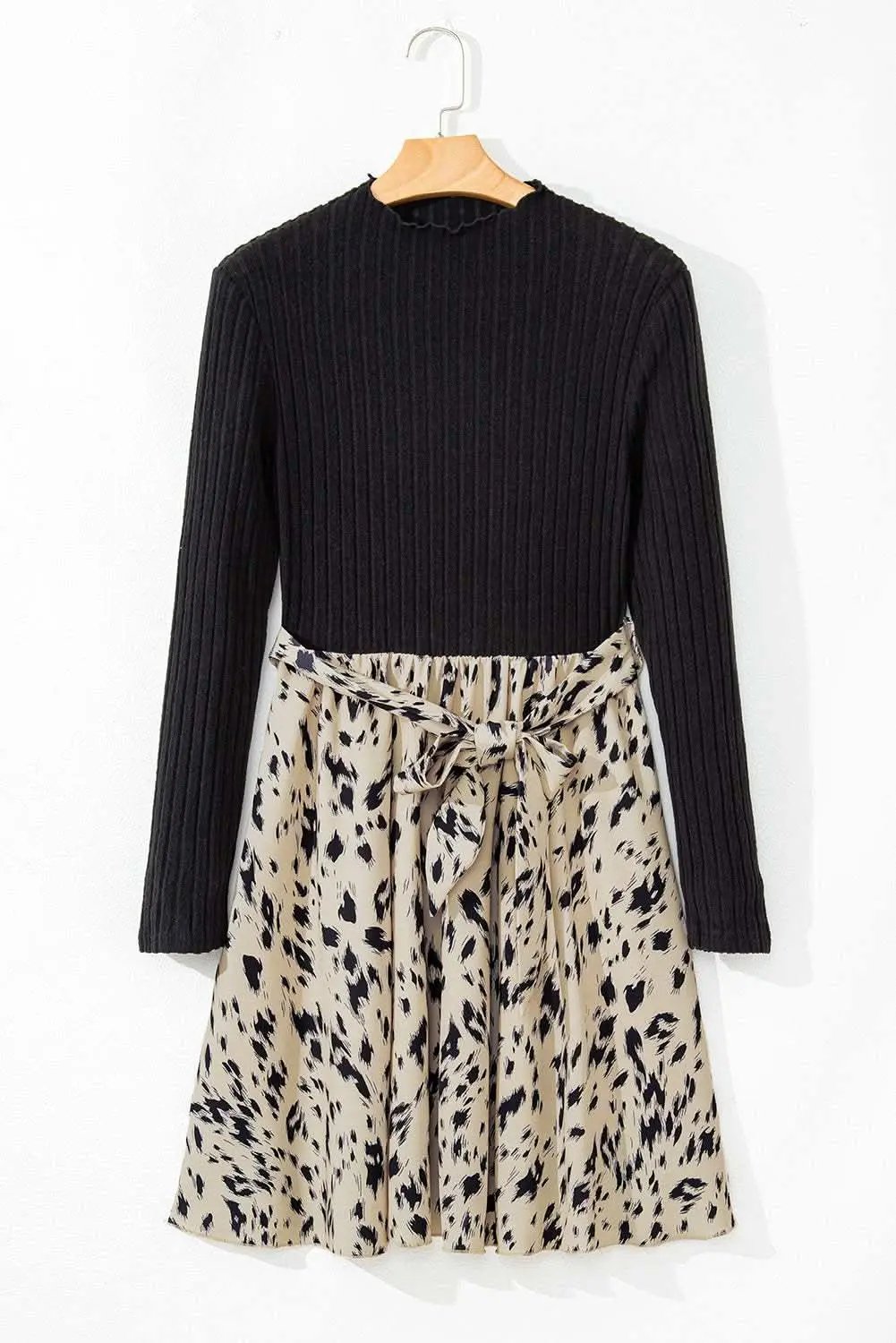 A-Line Dress - Belted Waist - Party & Date Night Chic