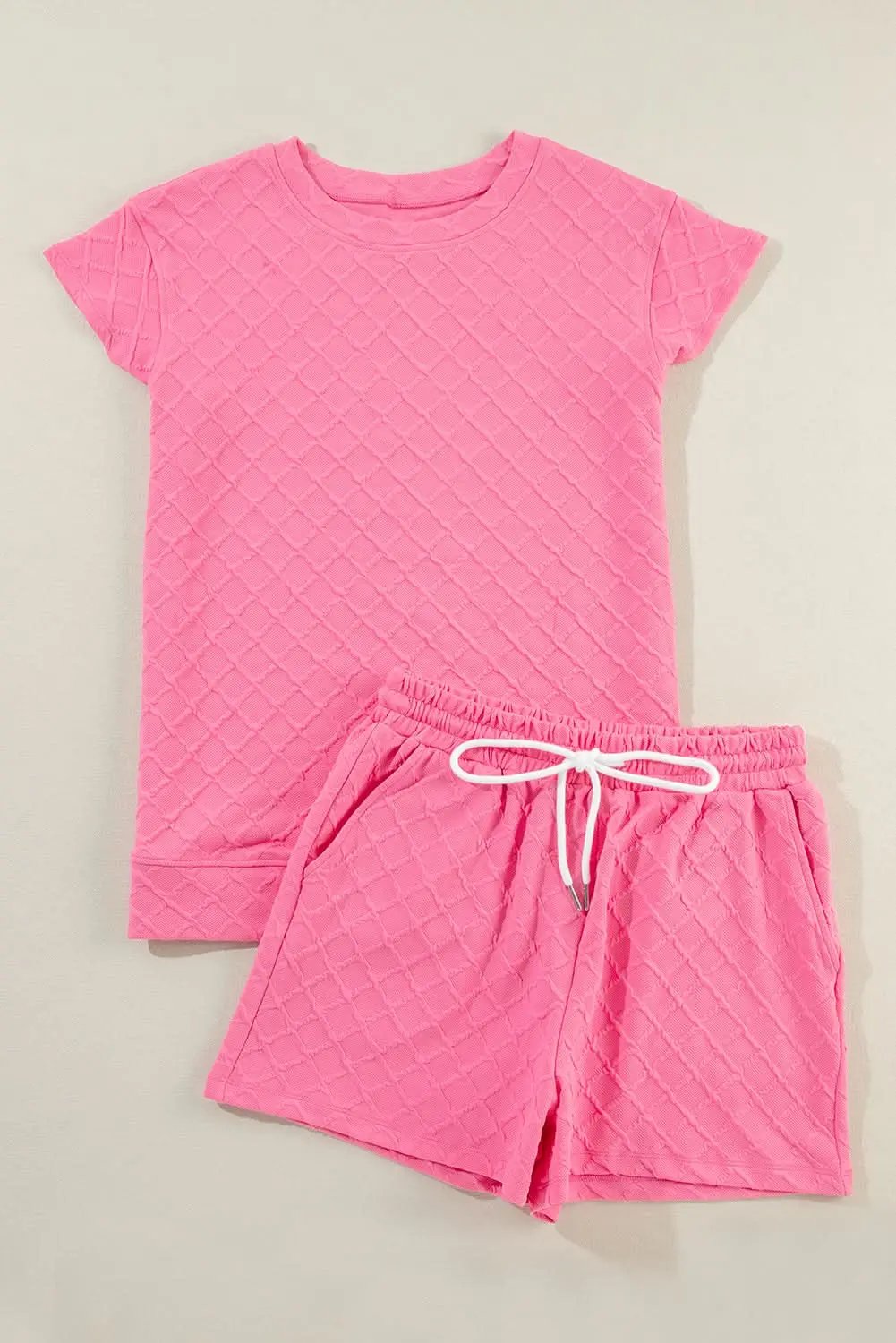 Jumpsuits & Rompers Love Salve Sachet pink checkered lounge set