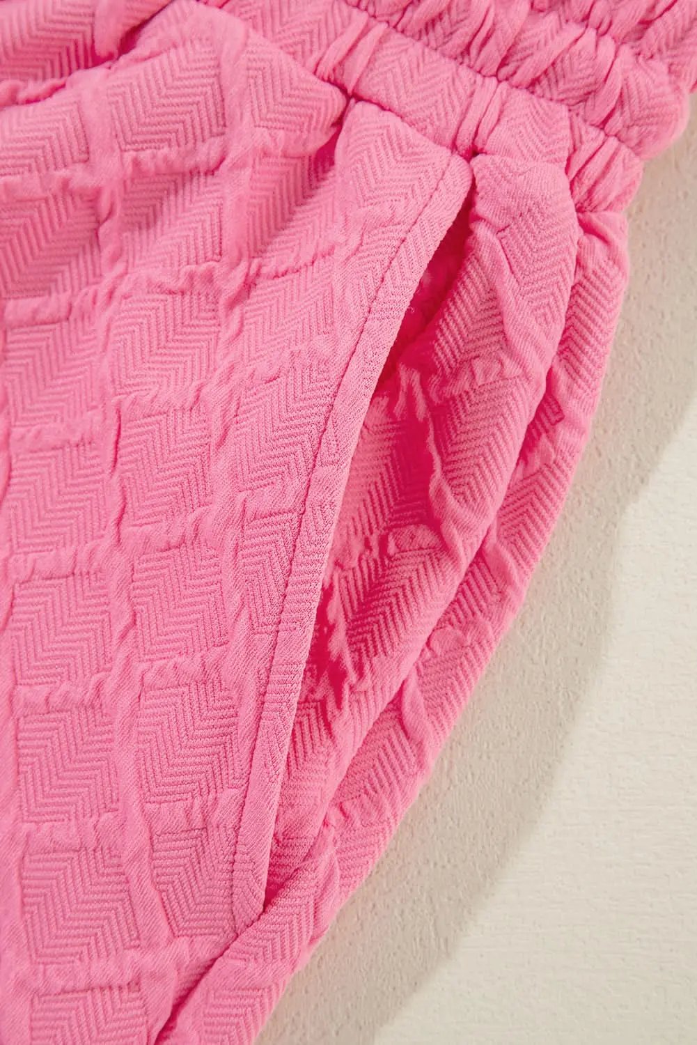 Jumpsuits & Rompers Love Salve Sachet pink checkered lounge set