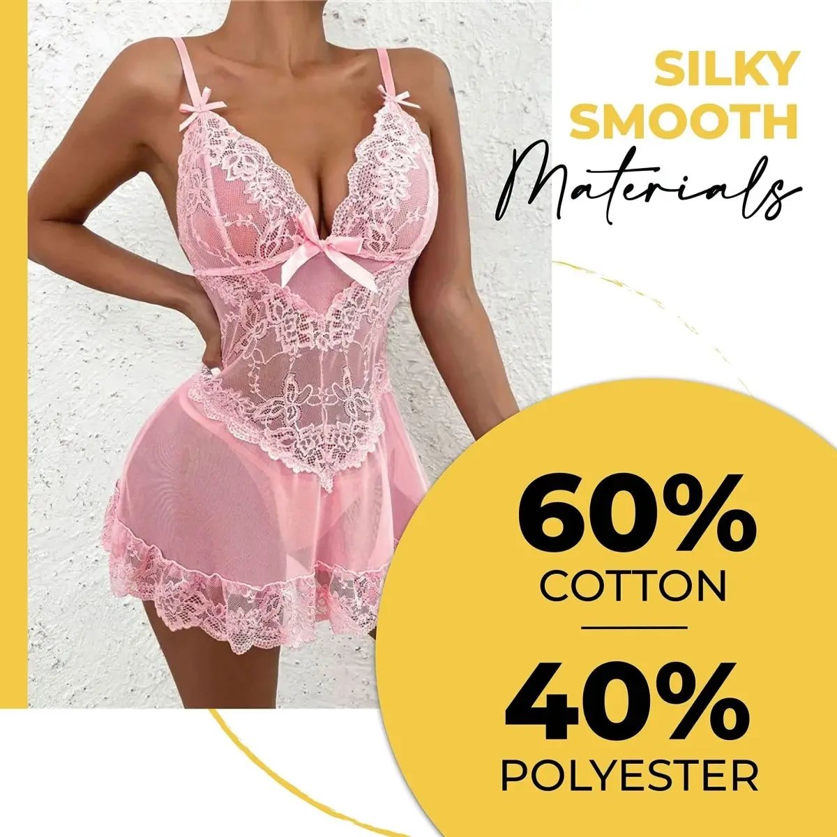 Dresses Love Salve Lingerie Lace Nightgown Dress – Babydoll Sleeveless See Through Sleepwear