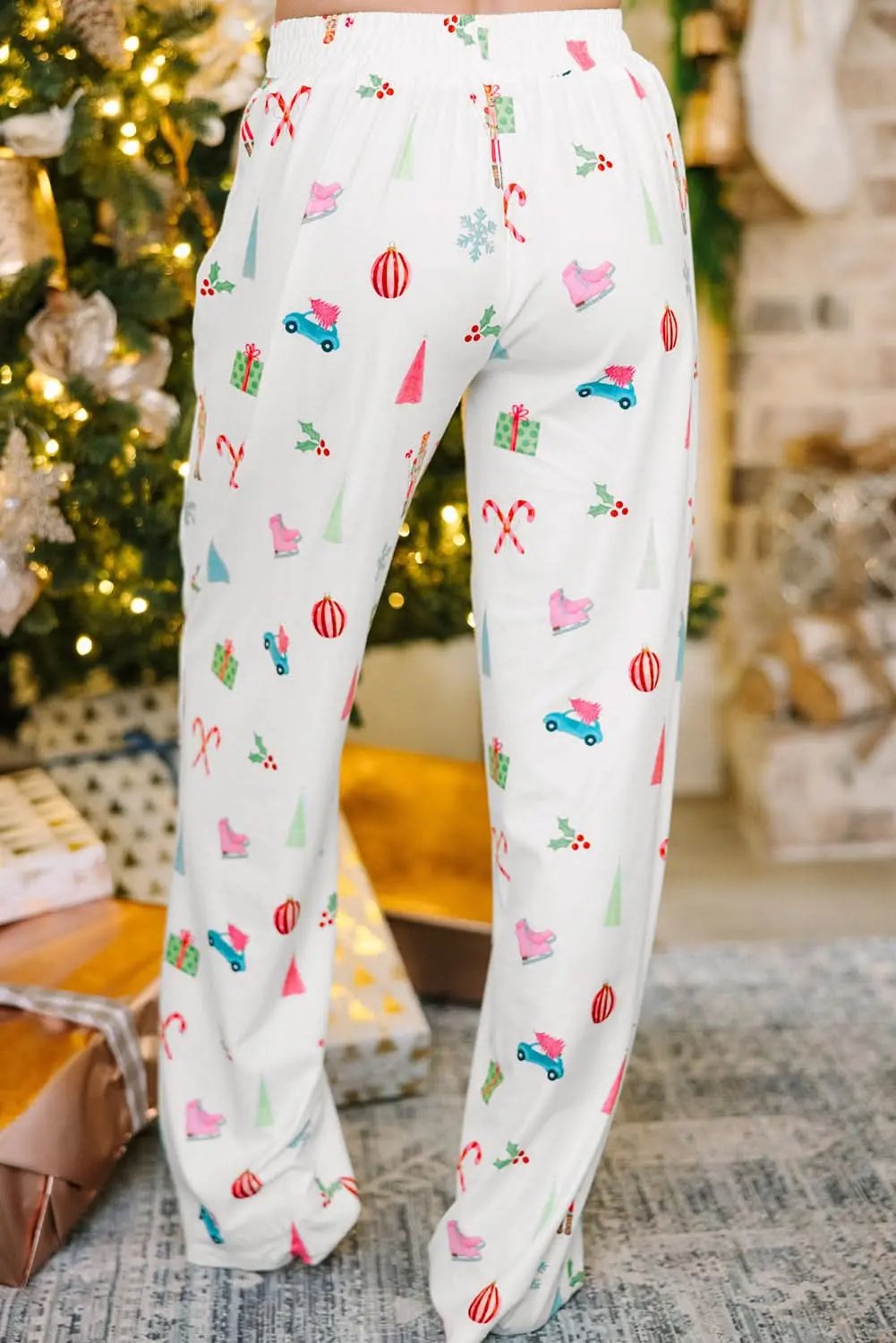 Love Salve White Christmas PJs Set — Soft Holiday Loungewear