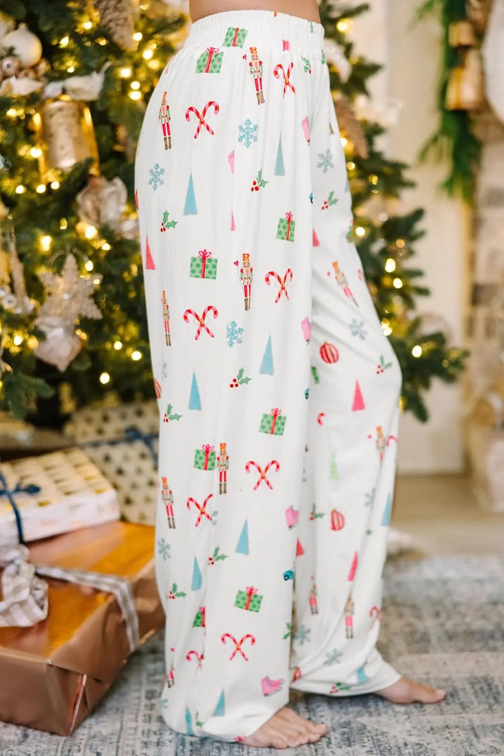 Love Salve White Christmas PJs Set — Soft Holiday Loungewear