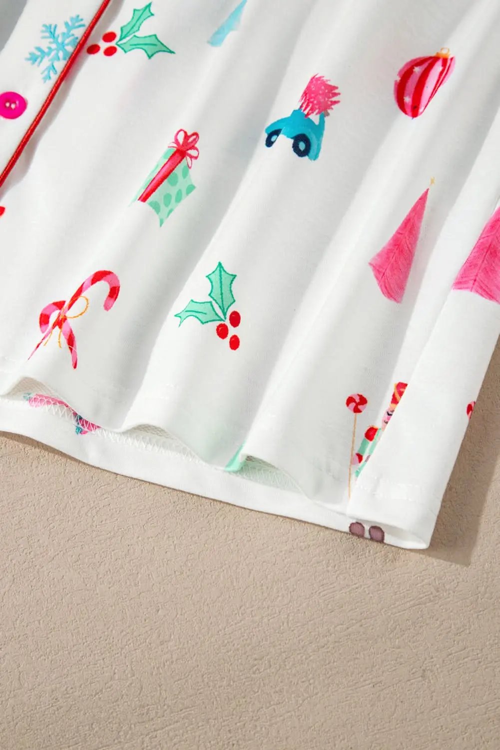 Love Salve White Christmas PJs Set — Soft Holiday Loungewear