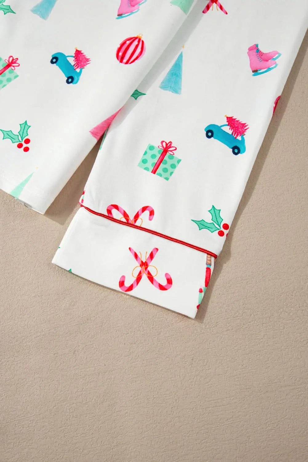 Love Salve White Christmas PJs Set — Soft Holiday Loungewear