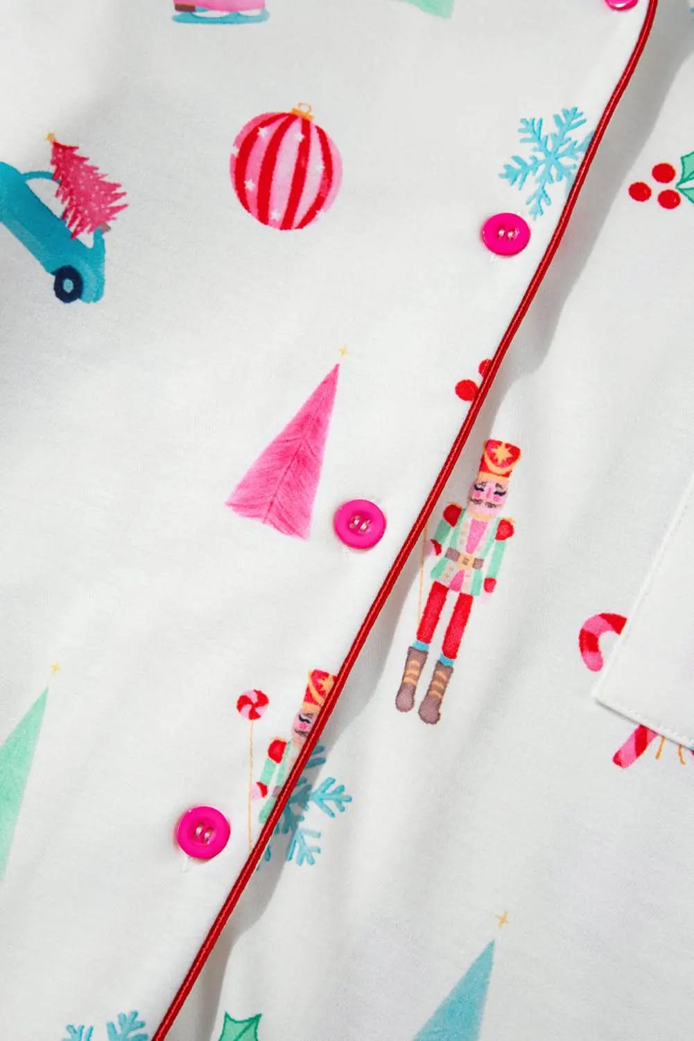 Love Salve White Christmas PJs Set — Soft Holiday Loungewear