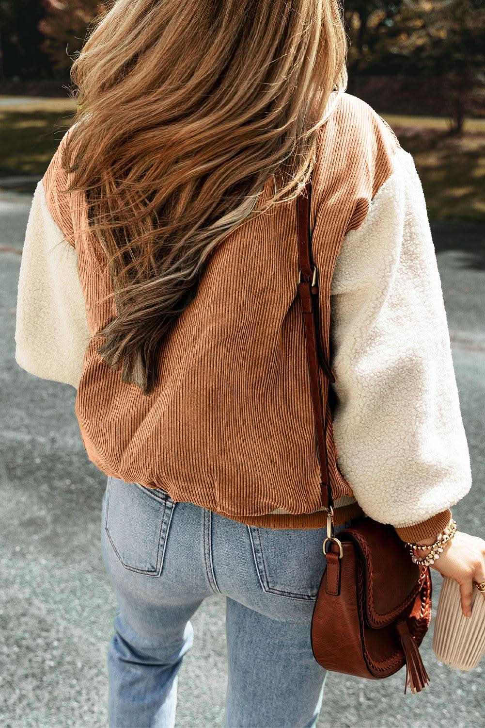 Pants Love Salve Buckskin corduroy fleece bomber