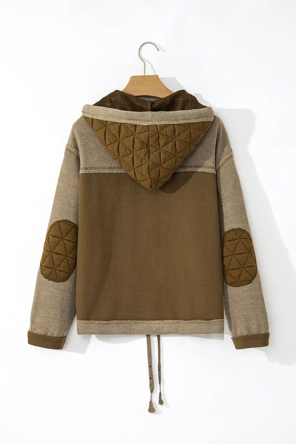 Jackets Love Salve Cozy jungle green hooded jacket