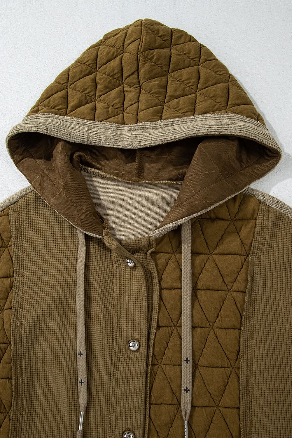 Jackets Love Salve Cozy jungle green hooded jacket