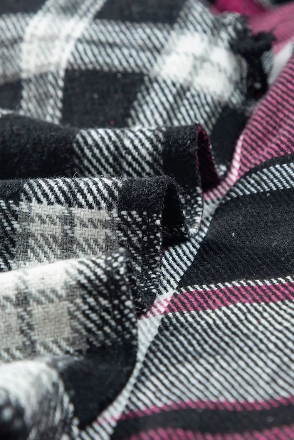 Shirts Love Salve Colorful plaid block shacket with pockets