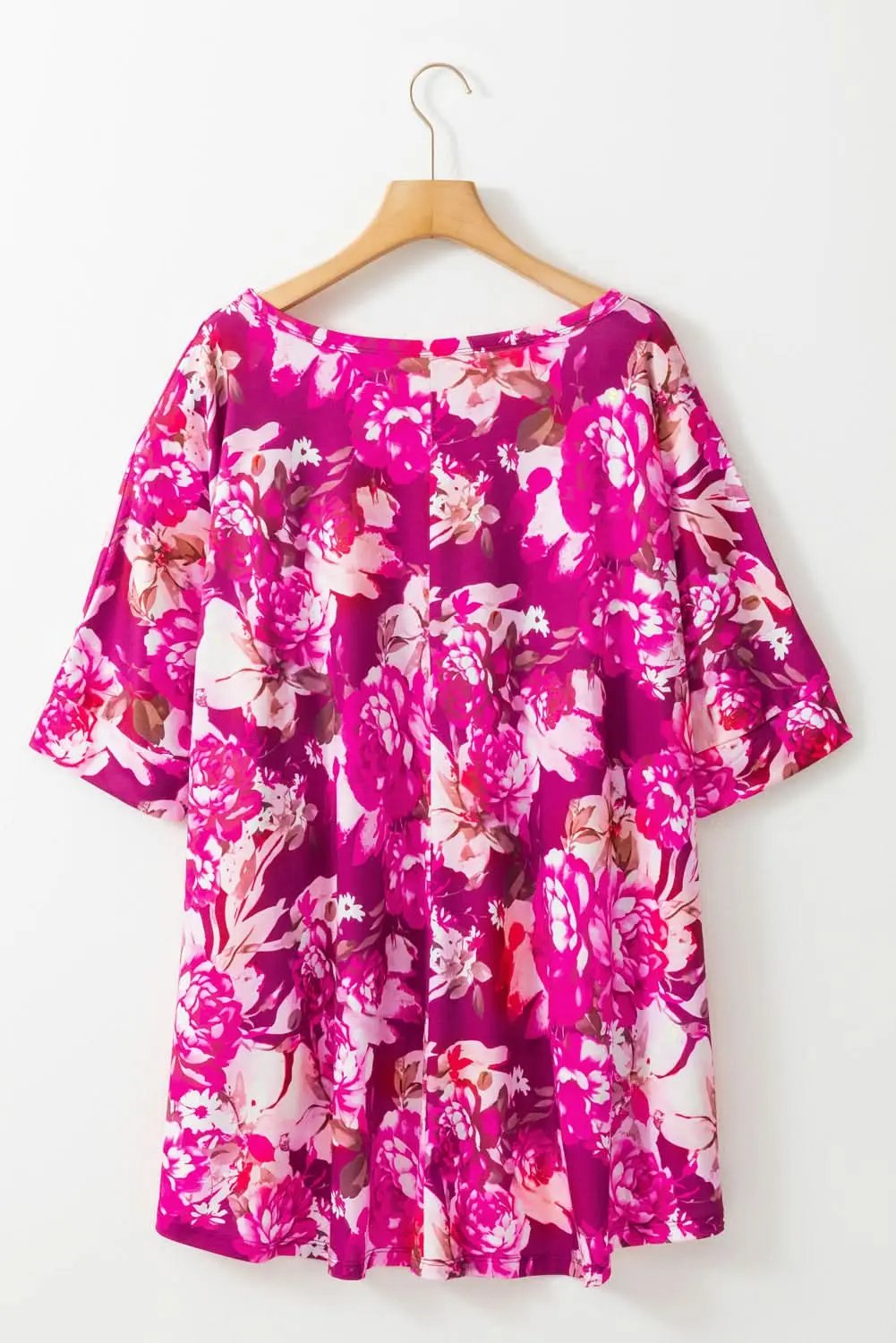 Love Salve Floral Plus Size Blouse Red — Vibrant Summer Top