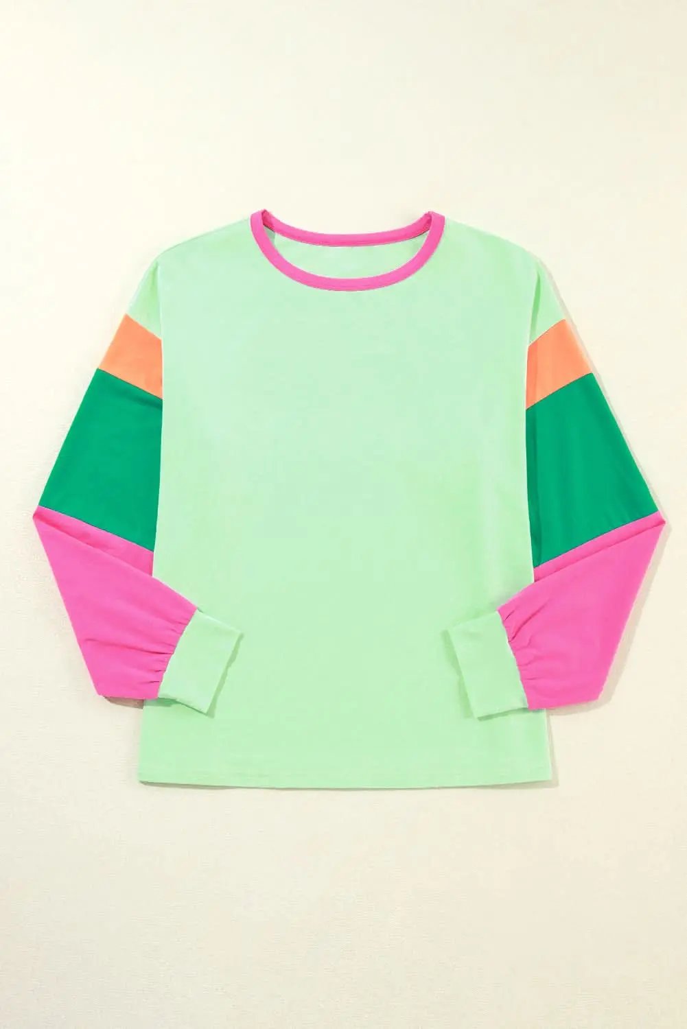 Accessories Love Salve Oversized green colorblock top