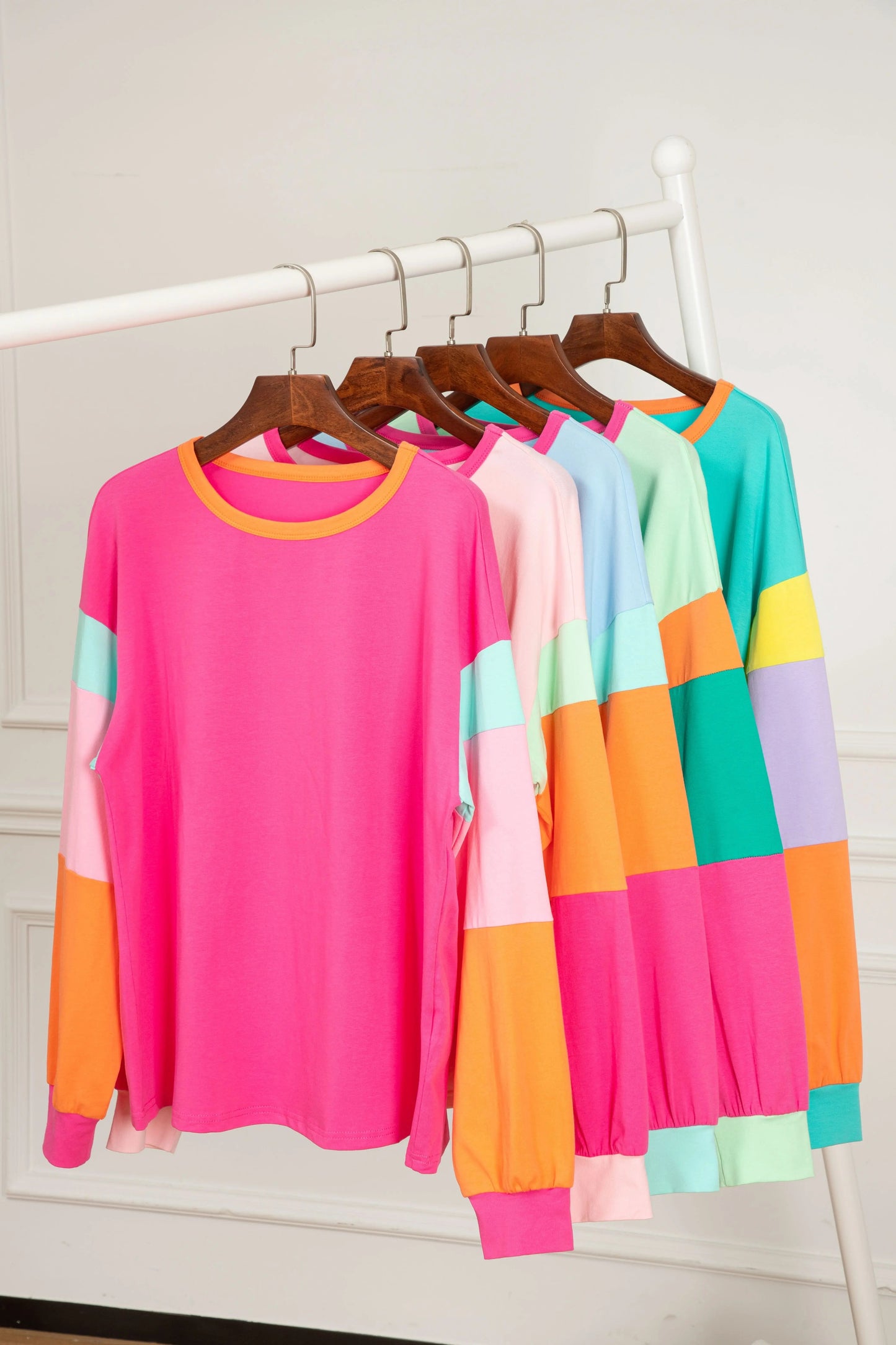 Accessories Love Salve Oversized green colorblock top