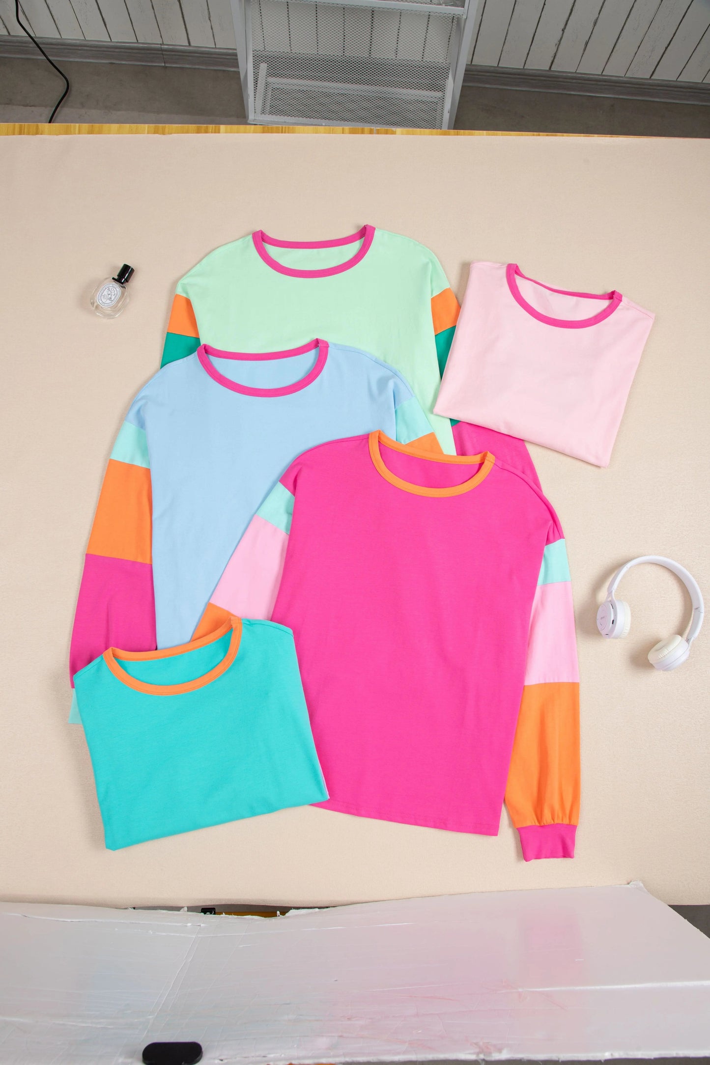 Accessories Love Salve Oversized green colorblock top