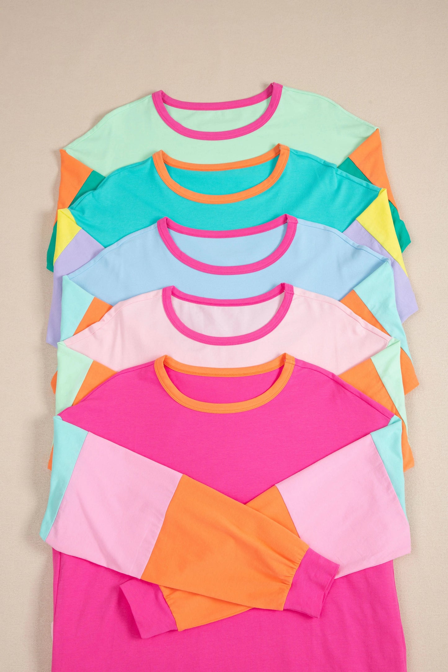 Accessories Love Salve Oversized green colorblock top