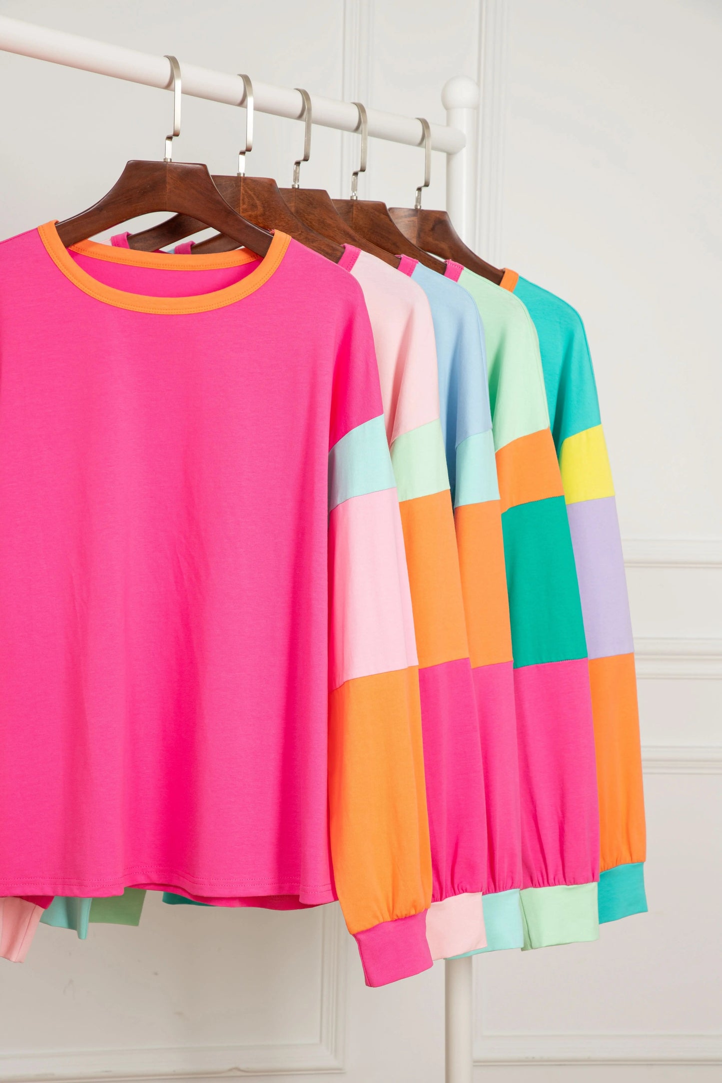 Accessories Love Salve Oversized green colorblock top